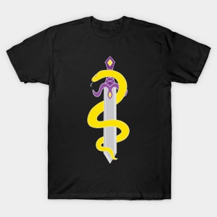 Sword and Snake (Non-Binary Colors) T-Shirt